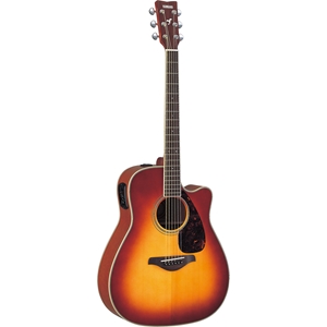 Đàn Acoustic guitar Yamaha FGX720SCA-Nâu ánh mặt trời