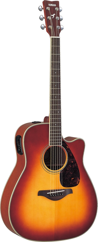Đàn Acoustic guitar Yamaha FGX720SCA-Nâu ánh mặt trời