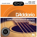 Dây Đàn GuitarAcoustic D'Addario COATED Phosphor Bronze EXP15